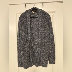 J. Crew Women’s Black White and Blue Cardigan Sweater